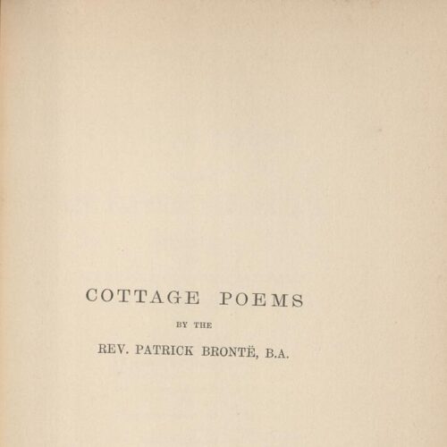 21 x 13.5 cm; 4 s.p. + [XX] p. + 546 p. + 10 s.p. + 2 s.p., l. 1 C. P. Cavafy’s handwritten signature in English with penci